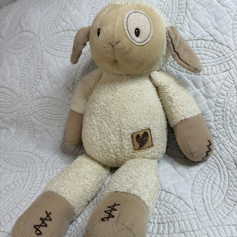 *HTF* Baby Gund 12" Plush LAMB SHEEP Baby Beginnings #59022 Stuffed Lovey Terry